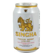 Bier Plus 25 Cent Borg, Eenrichtingsdepot, 5% VOL Singha...