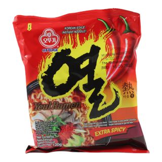 Ottogi Yeul Ramen Instant Noodles Extra Hot 120g