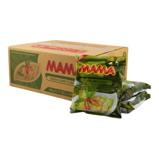 MAMA Grünes Curry Instant Nudeln Jumbo, 20x90g 1,8kg