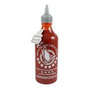 Sriracha 
Chilisaus Gerookt Flying Goose 455ml